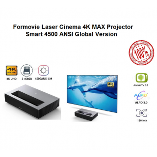 Formovie Laser Cinema 4K MAX Projector Smart 4500 ANSI Global Version
